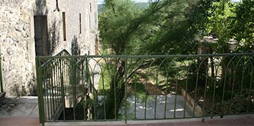 Terrasse vue sur le jardin